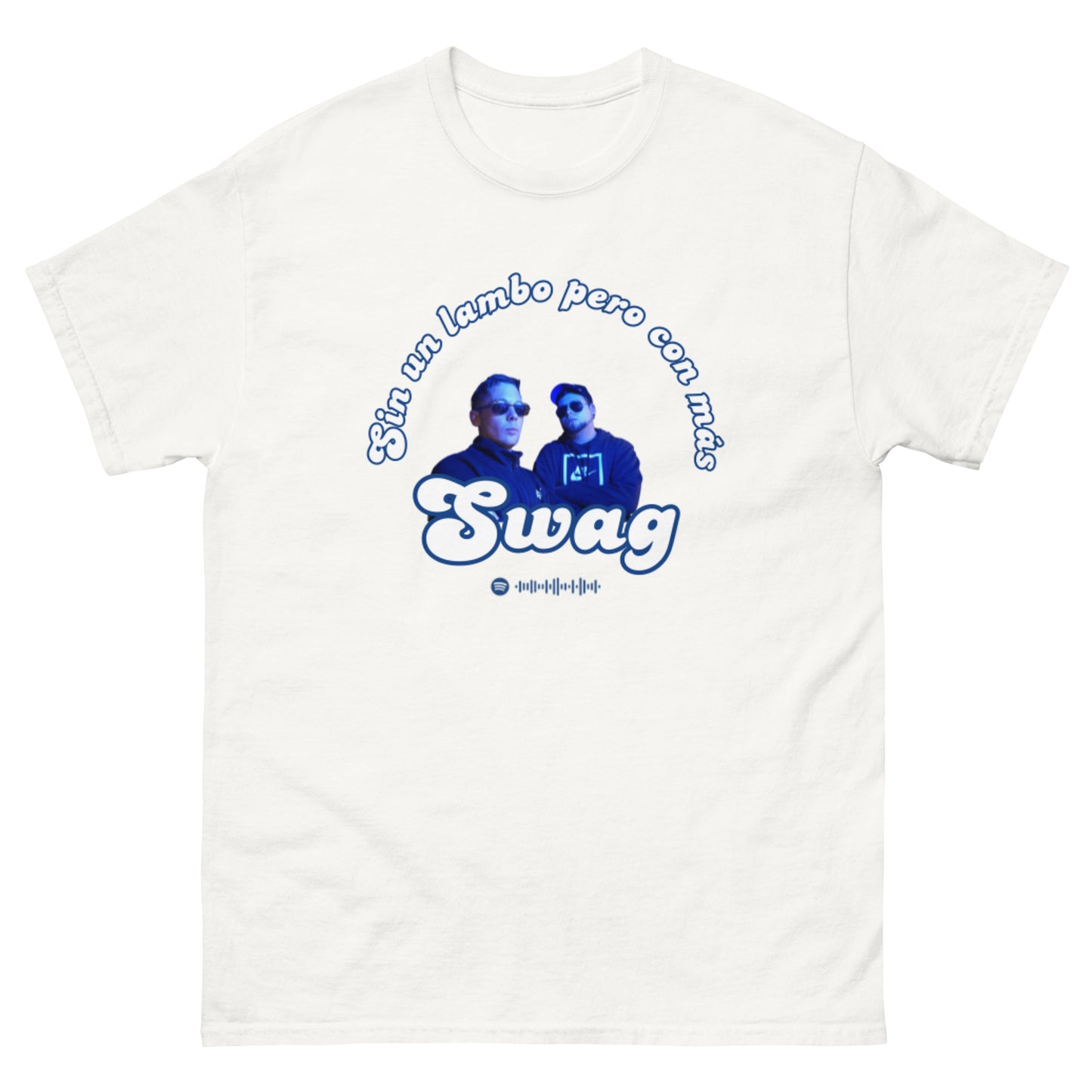 Camiseta de "SWAG" blanca o gris