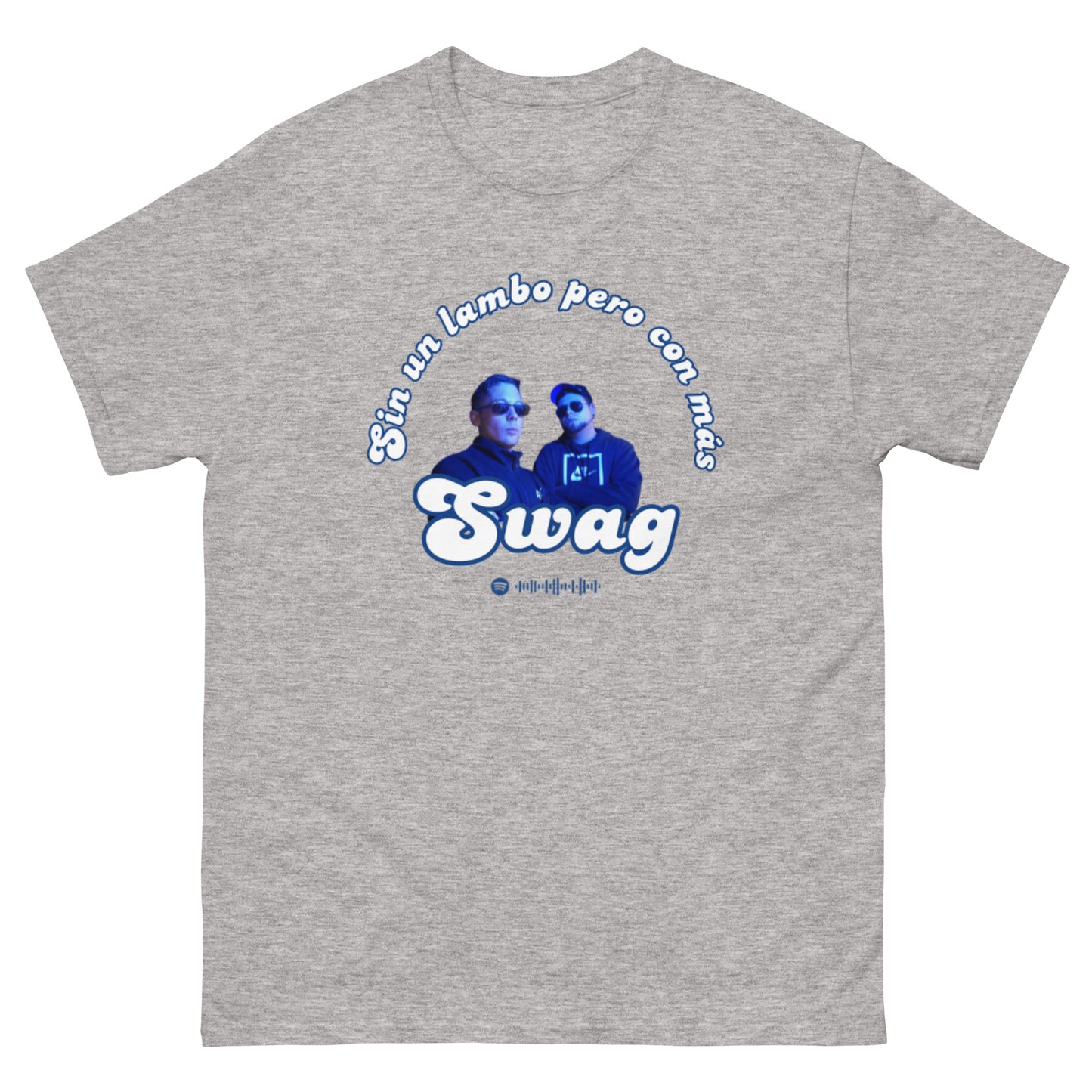 Camiseta de "SWAG" blanca o gris