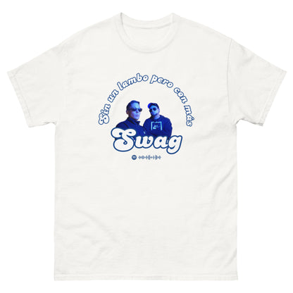 Camiseta de "SWAG" blanca o gris